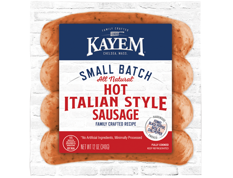 Small Batch Fully Cooked Hot Italian Style Sausage 12 oz