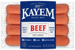 Kayem Beef Hot Dog 14 oz Package