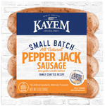 Kayem Small Batch Fully Cooked Pepper Jack Sausage 12 oz