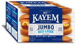 Kayem Beef & Pork 16 Jumbo Hot Dogs 2 lb Box